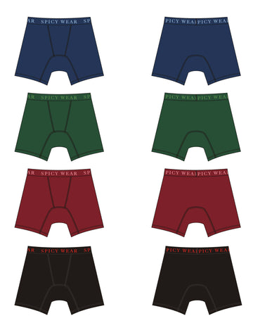 Exclusive Ultimate Variety Pack : Breathe-Soft Cotton Boxers (W/Pad Holding Tech)