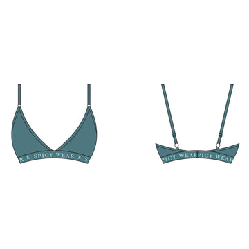 Sexual Assault Awareness Silky-Soft Bamboo Triangle Bralette (Exclusive - no restock)